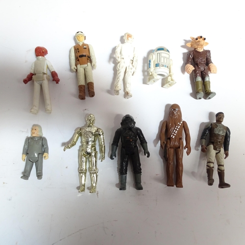 46 - STAR WARS - a large quantity of loose Star Wars and other action figures, dating from 1977 to 1986, ... 