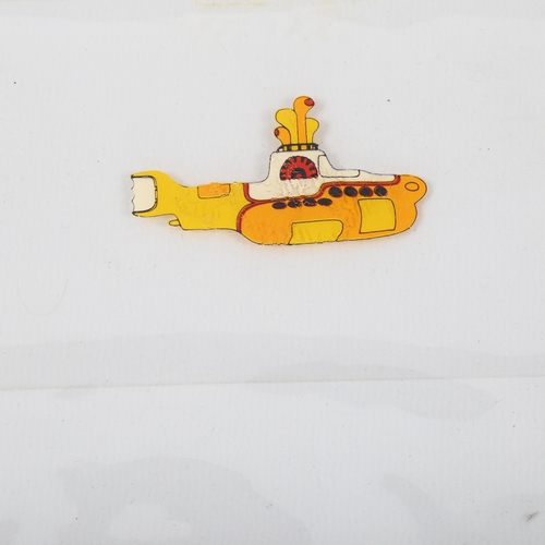 1 - THE BEATLES - The Yellow Submarine, original hand painted film cel from the 1968 film, painted by Jo... 