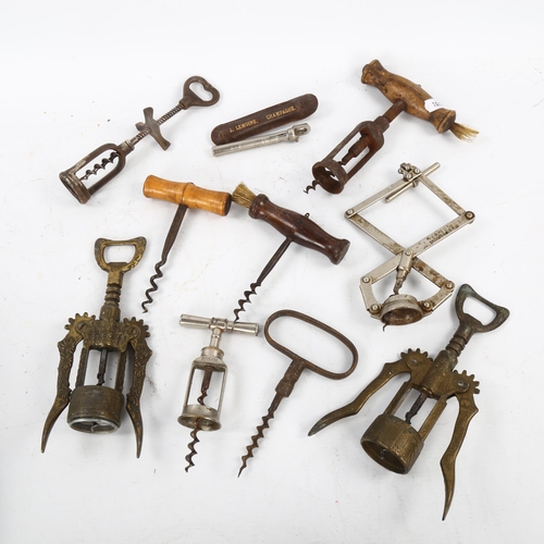 109 - A collection of various corkscrews