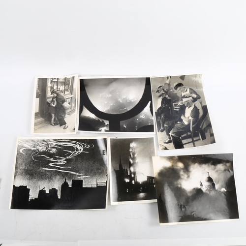 14 - A collection of original Second World War Period press photographs depicting scenes in the Blitz, ma... 