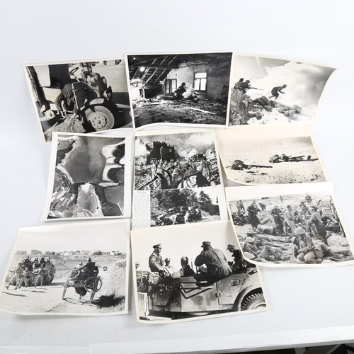 15 - A collection of original Second World War Period press photographs depicting military subjects inclu... 