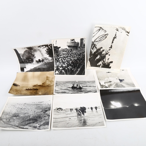 16 - A collection of original Second World War Period press photographs depicting scenes from Battle Of B... 