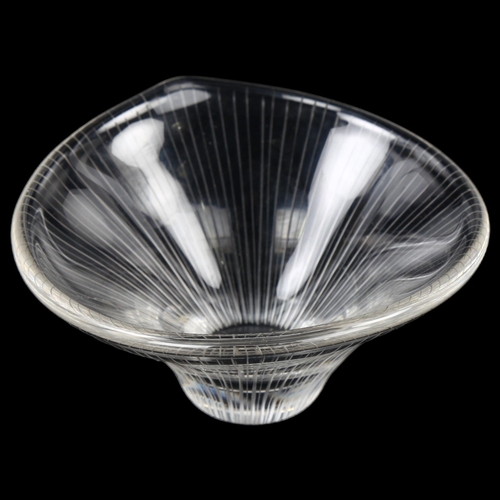 174 - TAPIO WIRKKALA for Iittala, 1970, a Kantarelli bowl, signed to base 12cm