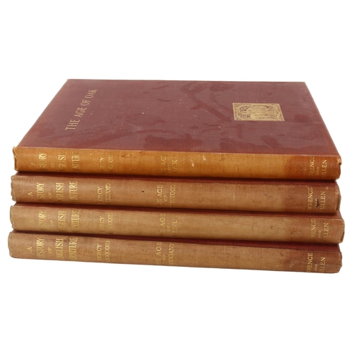 48 - A History Of English Furniture, by Percy Macquoid, 4 volumes published 1904