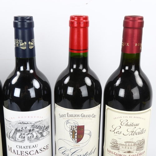 61 - 6 bottles of Claret - a mixed group of Bordeaux wine from 1999 to 2002 vintage (6)