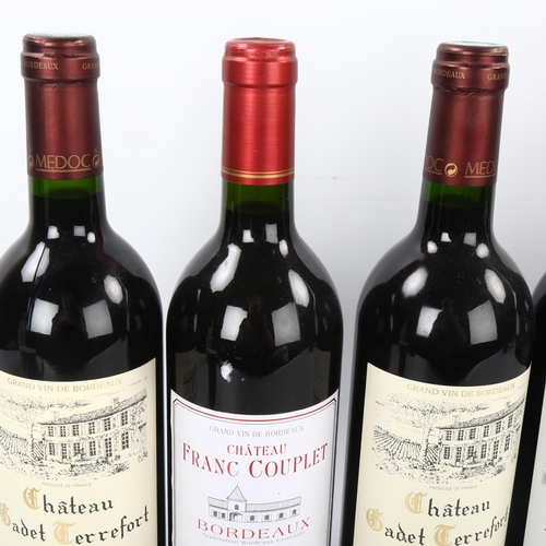 61 - 6 bottles of Claret - a mixed group of Bordeaux wine from 1999 to 2002 vintage (6)