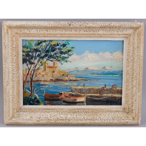 458 - Louis Vigon (1897 - 1985), South of France, impasto oil on board, signed, 20cm x 30cm, framed