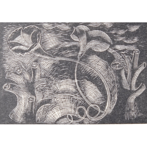 484 - Paul Nash (1889-1946), limited edition woodcut on paper, Bryony and Convolvulus, 5.8cm x 8.3cm, moun... 