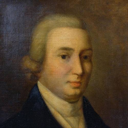 505 - Early 19th century Irish School, oil on canvas, head and shoulders portrait of Edouard Deehy, Office... 