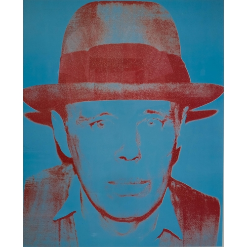 527 - Andy Warhol, Joseph Beuys lithograph 1980, sheet 69cm x 49cm, framed