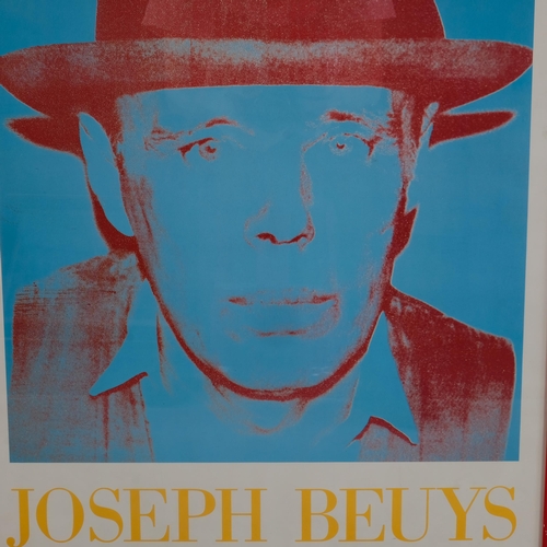 527 - Andy Warhol, Joseph Beuys lithograph 1980, sheet 69cm x 49cm, framed