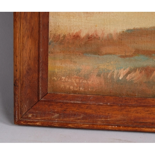 539 - German Impressionist School, oil on board, inscribed Berlin, indistinctly signed, 36cm x 43cm, frame... 