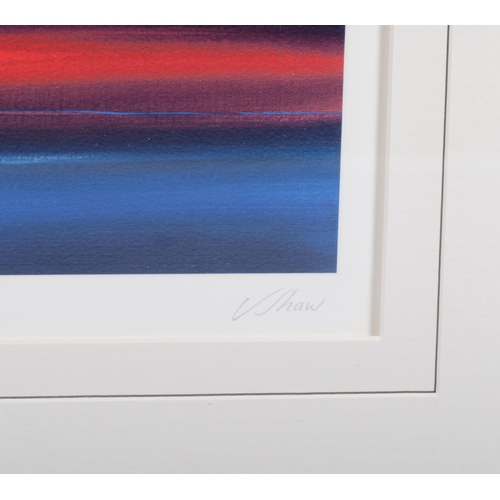 586 - Jonathan Shaw, fusion III, giclee print, artist's proof 6/20, signed in pencil, image 30cm x 55cm, f... 