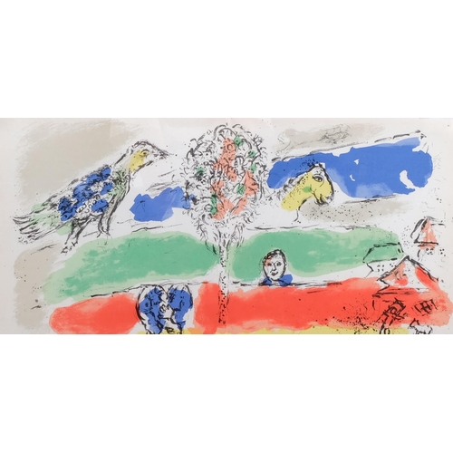 610 - Marc Chagall, Green River, original lithograph published 1975, Mourlot 728, sheet 29cm x 57cm, frame... 