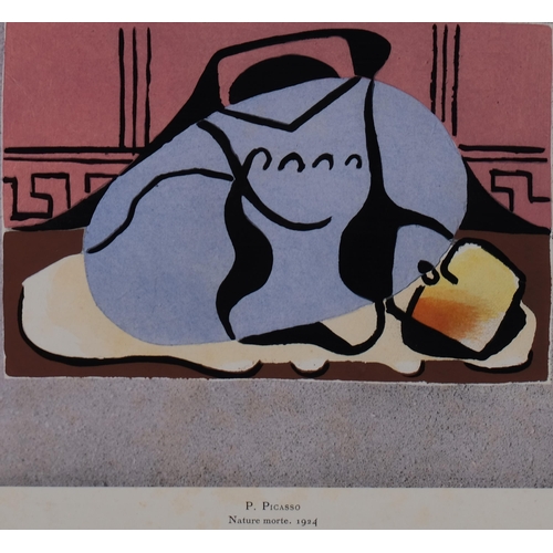 647 - Pablo Picasso, Nature Morte, 1924, pochoir print, published circa 1928, image 17cm x 21cm, mounted