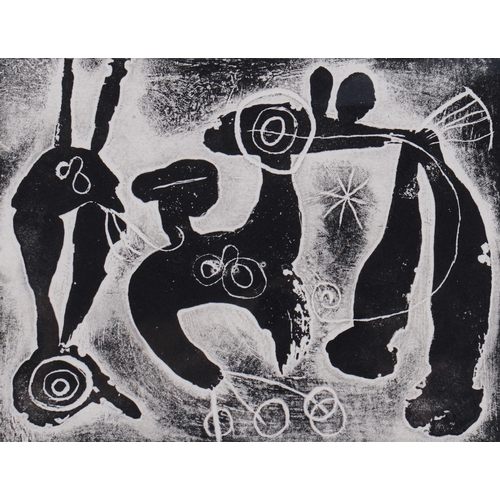 655 - Joan Miro, Saccades 1962, original etching with aquatint, form an edition of 125 copies on Rives pap... 