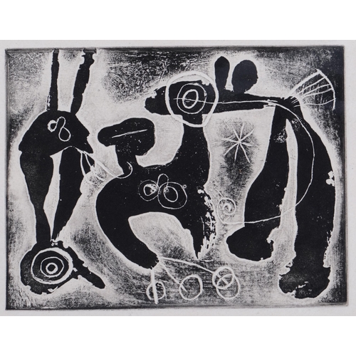 655 - Joan Miro, Saccades 1962, original etching with aquatint, form an edition of 125 copies on Rives pap... 