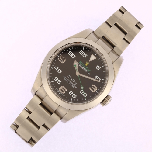 1000 - ROLEX - a stainless steel Air-King Oyster perpetual automatic bracelet watch, ref. 116900, circa 201... 