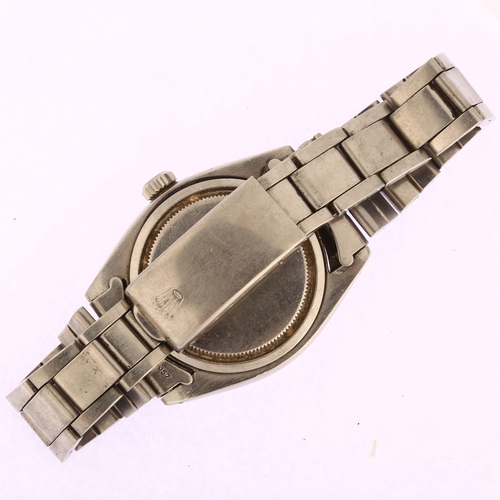 1008 - ROLEX - a stainless steel Oyster Precision mechanical bracelet watch, ref. 6427, circa 1968, silvere... 