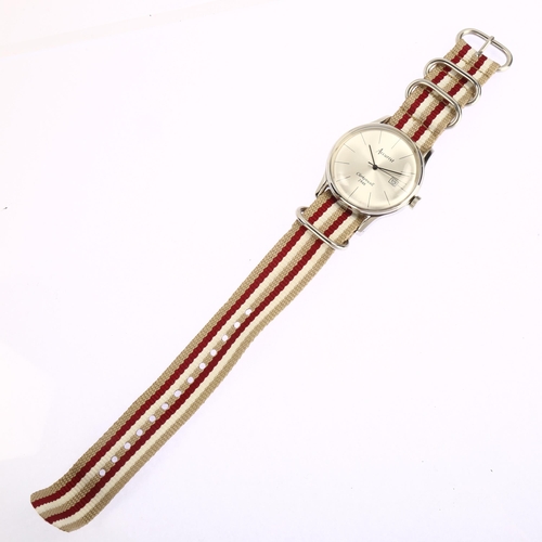 1020 - ACCURIST - a stainless steel Special Edition Clerkenwell 1946 quartz wristwatch, silvered dial with ... 