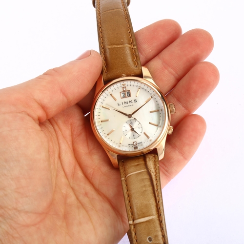 1042 - LINKS OF LONDON - a lady's rose gold plated stainless steel Regent quartz wristwatch, ref. 6010.1464... 