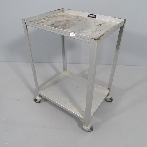 2284 - WESTRA - A 2-tier industrial equipment or stationary trolley.49x64x37cm.