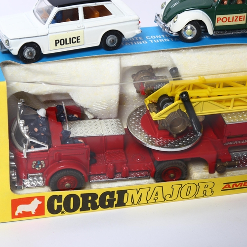 21 - CORGI TOYS - Corgi Toys model 448 B.M.C. Mini Police van with tracker dog, Corgi 506 Police 