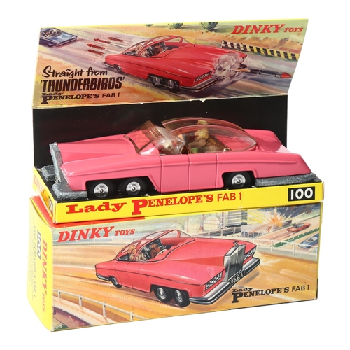 3 - DINKY TOYS - a Dinky Toys 100 Lady Penelope's FAB1, in original box, with associated accessories, no... 