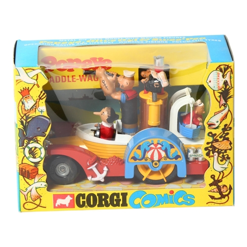 9 - CORGI COMICS - Popeye Paddle-Wagon model 802, in original packaging