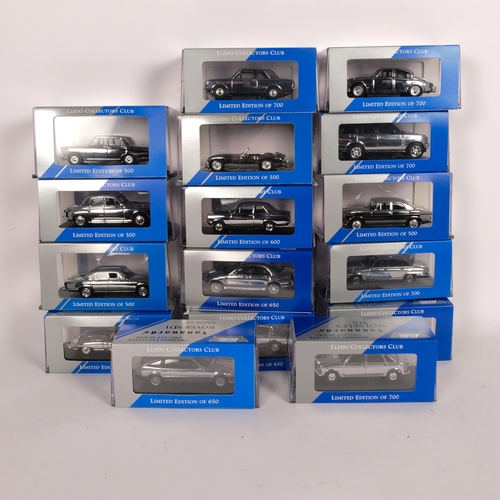 57 - LLEDO COLLECTORS CLUB - a group of limited edition series Lledo Collectors Club chrome vehicles, all... 