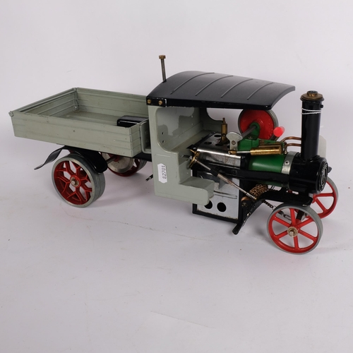 66 - MAMOD - a Mamod steam wagon, unboxed, L45cm