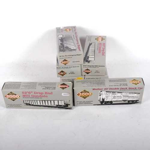 112 - PROTO 2000 SERIES - a quantity of HO gauge model railway rolling stock pre-built kits, including a l... 