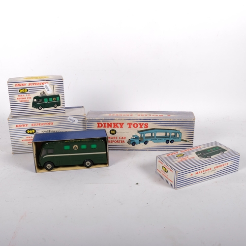 120 - DINKY SUPER TOYS - models 967, 968 and 969, all BBC TV related in nature, in original boxes, and Din... 