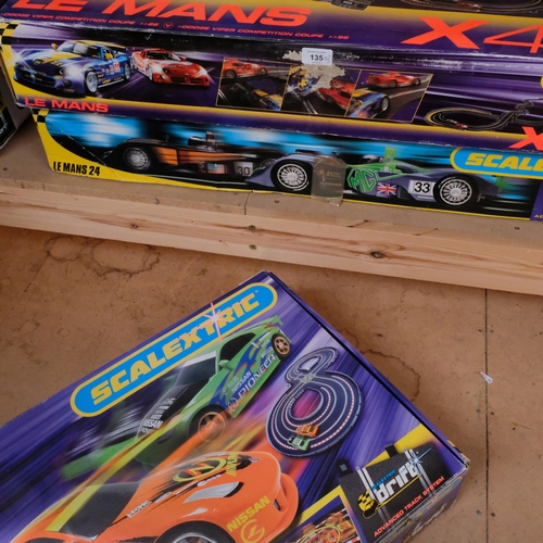 135 - SCALEXTRIC - a group of 3 boxed sets, including Scalextric Power Slide, appears incomplete but with ... 