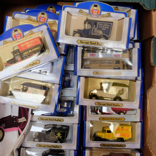 83 - A quantity of boxed diecast vehicles, from the Oxford Diecast Metal Replica range, all boxed and in ... 