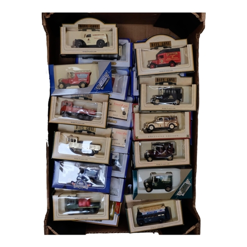 84 - A quantity of boxed diecast vehicles, including many from the Lledo Days Gone Series, Oxford Diecast... 