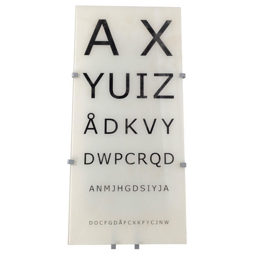 194 - An illuminated Optician's sign, 57 x 26cm