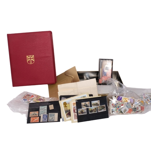 233 - A large collection of loose stamps, stamp envelopes, partial stamp albums, all UK and worldwide