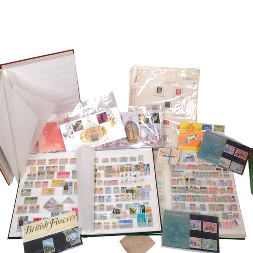 234 - 2 stock books of UK and worldwide stamps and an empty stamp album