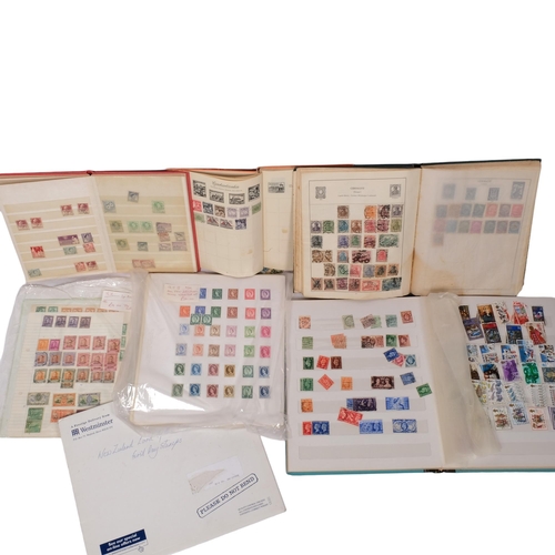 235 - Various UK and worldwide stamps, including Australia, partial stamp album, sheets of stamps etc