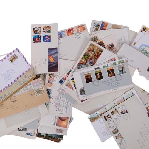 237 - A quantity of First Day Covers, various stamp albums etc (boxful)