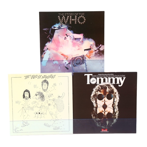 396 - THE WHO - a group of albums, to include The Story Of The Who, The Who By Numbers, and Tommy (3)