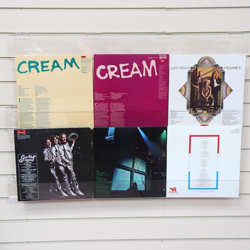 398 - CREAM - a group of albums, to include Heavy Cream, Live Cream, Goodbye Cream, Live Cream Volume Two,... 