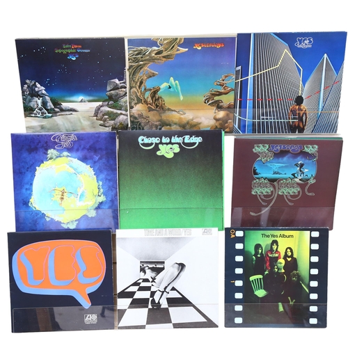 405A - YES - a quantity of albums, to include The Yes Album, Yes Songs, Fragile, Close To The Edge, Yesterd... 