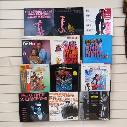 408 - A group of soundtrack albums, including Blake Edwards' The Return Of The Pink Panther, Trail Of The ... 