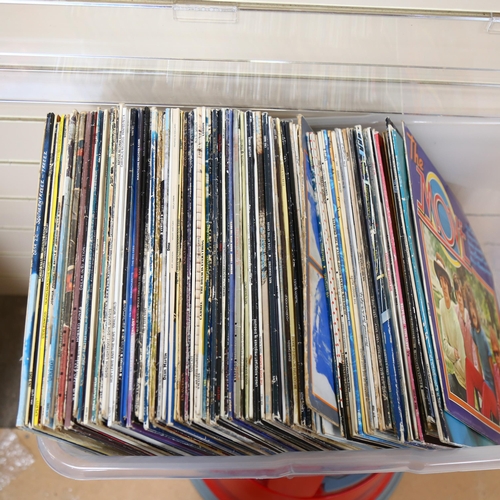 414 - A large collection of albums, to include Roy Orbison, Spyrogyra, Backman Turner, Steve Winwood, Carm... 