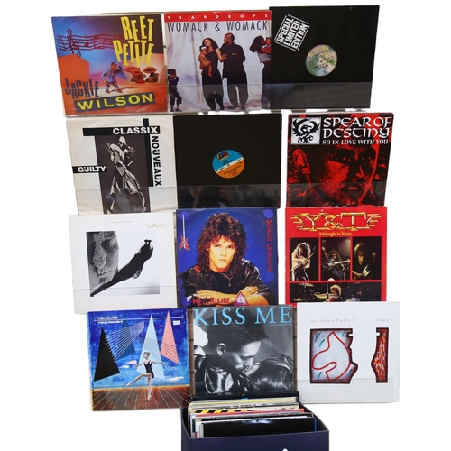 415A - A large quantity of mixed albums, to include Blow Monkeys, Stray Cats, Hughie Lewis and The News, Mi... 