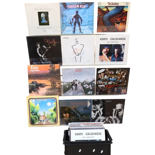 416A - A large collection of various albums, to include Five Dollar Shoes, Ragtime Guitar, Elton John, The ... 