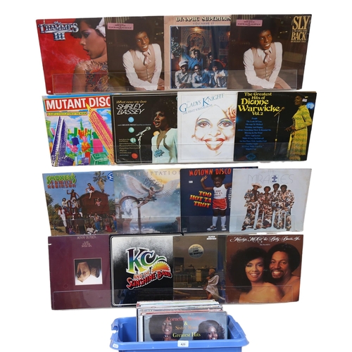 420 - A large quantity of various albums, to include The Cornelius Brothers and Sister Rose, Sly and the F... 