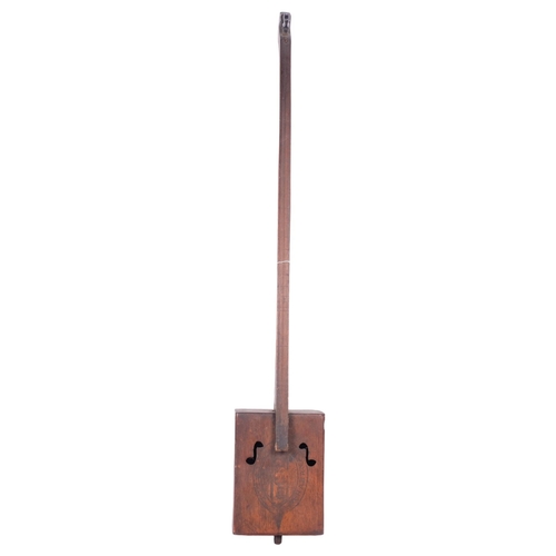 442 - A Cuban cigar box fiddle, L81cm